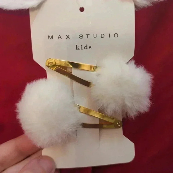 Max studio girls Holiday lined red velvet dress - Picture 5 of 8